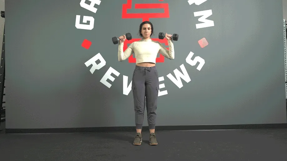 alternating dumbbell shoulder press