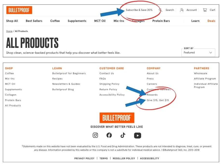 bulletproof coupon code subscribe and save