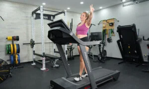 woman walking on proform 9000