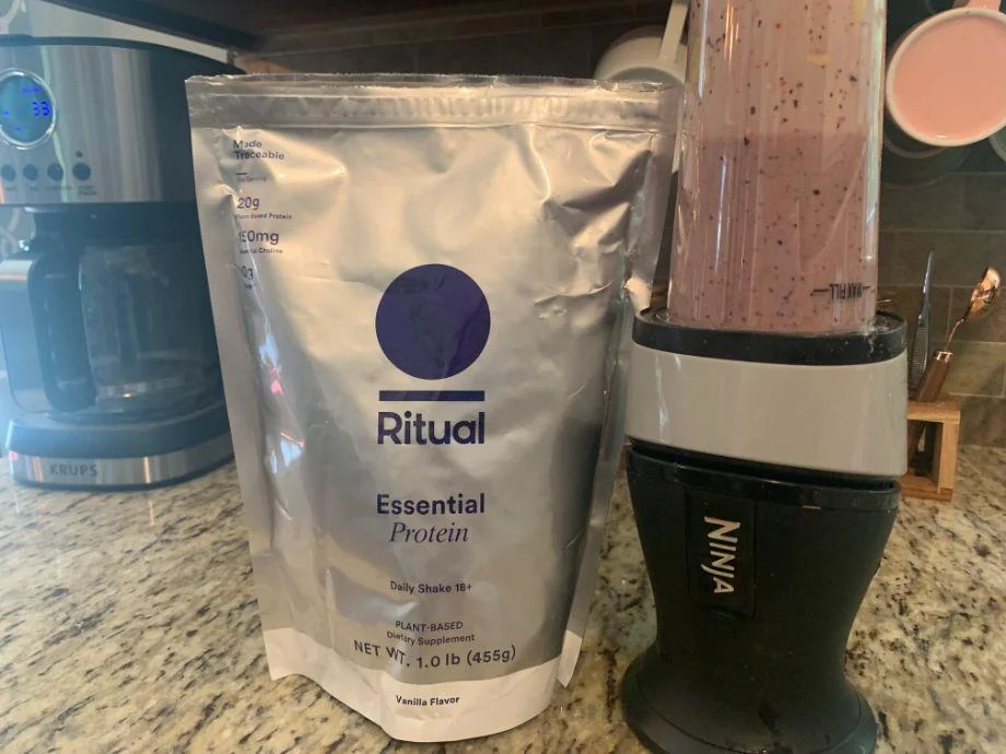 ritual protein next to smoothie 1