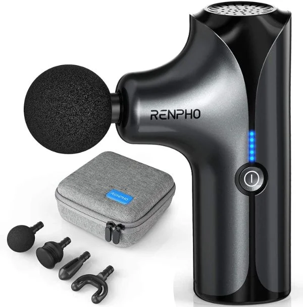 renpho mini massage gun in black