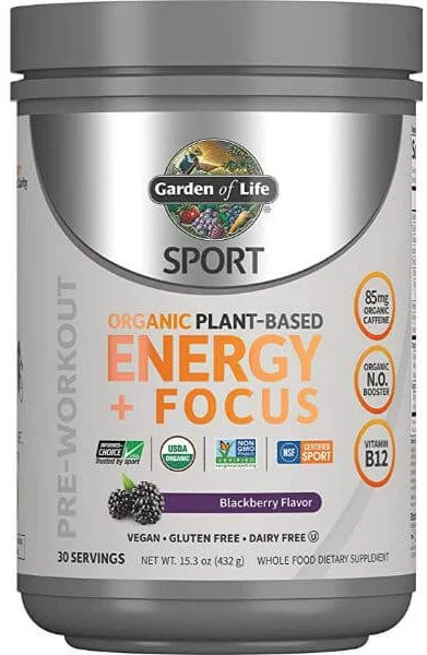 Garden of Life Sport Organic Plant-Based Energy + Focus