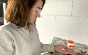 woman taking citrucel