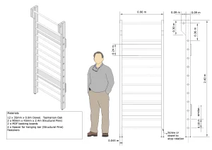 stall bar measurements