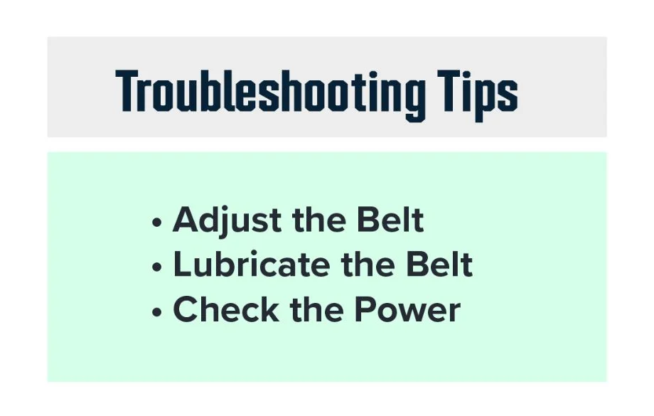 How to fix a treadmill troubleshooting tips