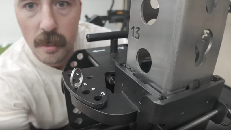 A close look at the arm positioning pins on RVL Wings