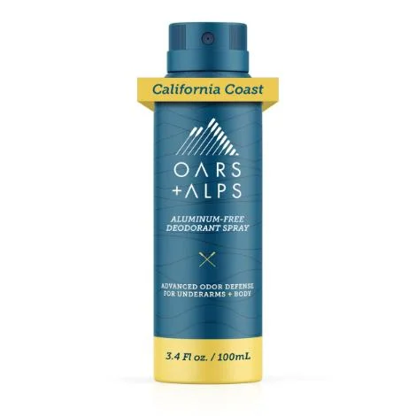 oars alps aluminum free deodorant spray