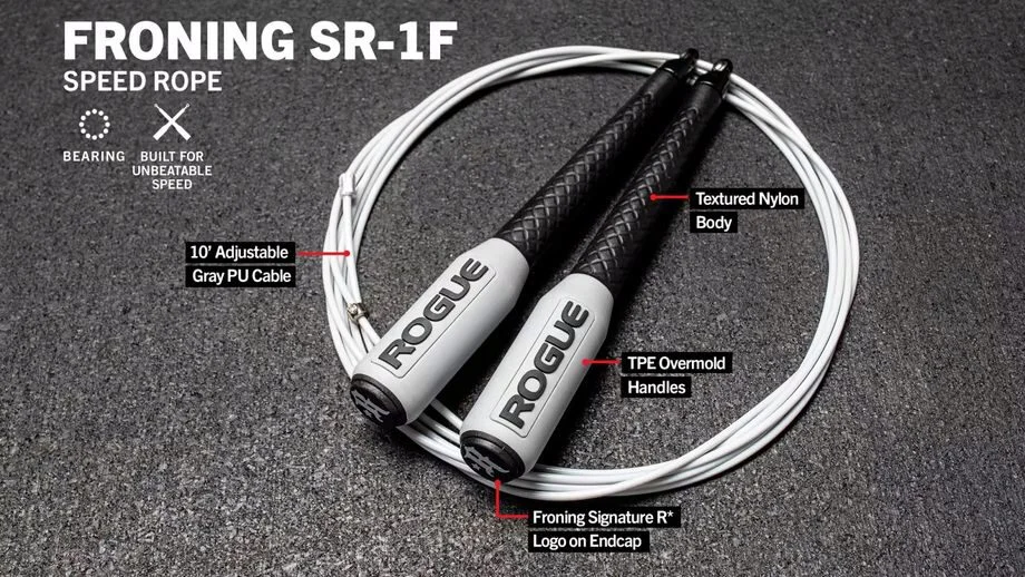 Product image of the Rogue SR-1F speed jump rope