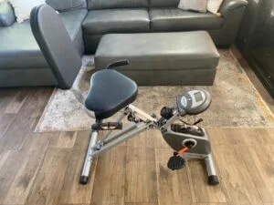 exerpeutic recumbent bike full shot