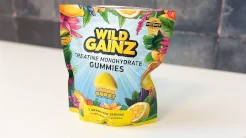 A bag of lemon Wild Gainz Creatine Gummies
