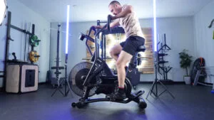 Coop using the Vulcan Thrasher Air Bike