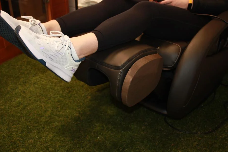 Leg rest on the Human Touch Wholebody 8.0