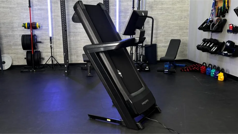 An image of the new NordicTrack Commercial 1750 folded up