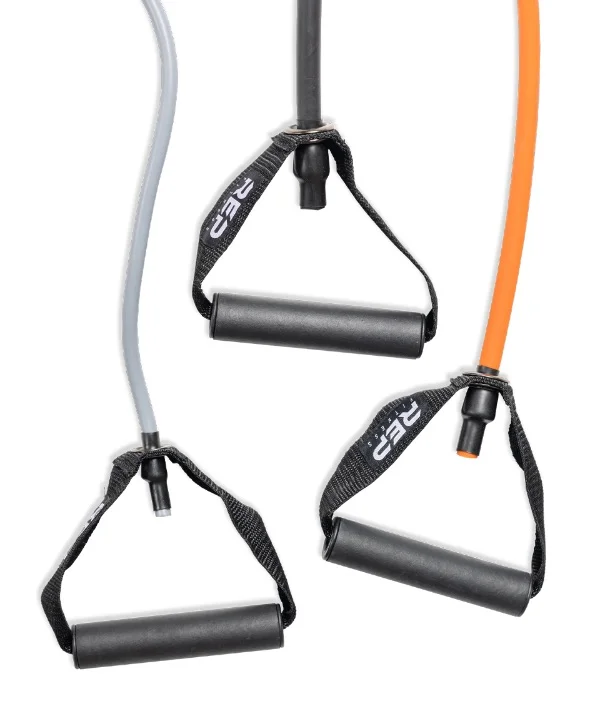 REP Fitness Tube Resistance Bands (Full Set)